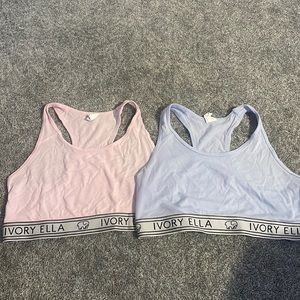 NWOT Ivory Ella sports bras